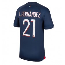 Paris Saint-Germain Lucas Hernandez #21 Hemmatröja 2023-24 Korta ärmar